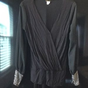 Embellished blouse.
